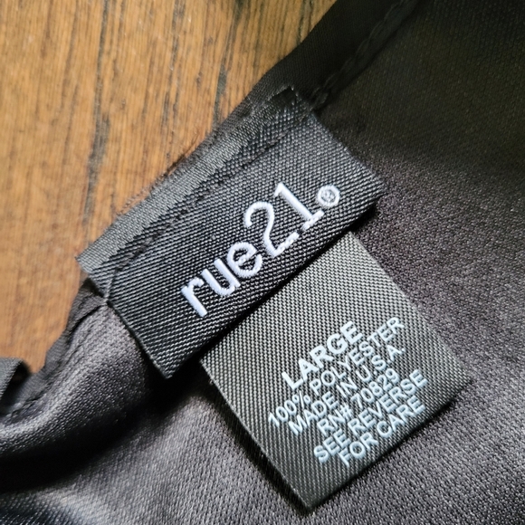 Rue 21 Black & Multicolor Geometric Sleeveless Scoop Neck Dress Size Women's L - Picture 8 of 8